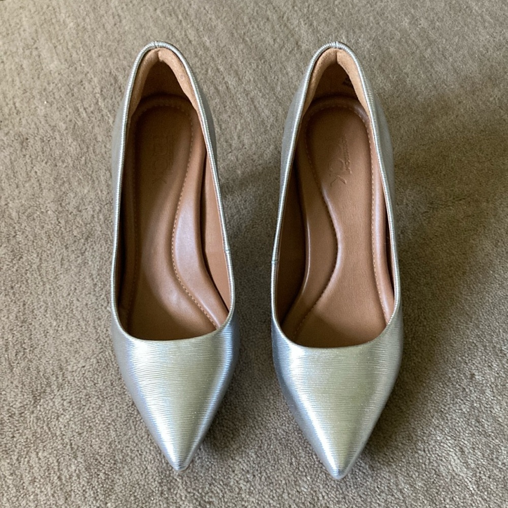 Silver Pointed Toe Women's Flats - Nordstrom Rack